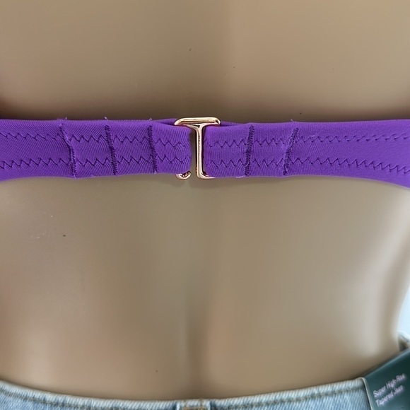 Shade and Shore Purple Bikini Top Hook Under Wire (2K7R63) - Picture 3 of 4